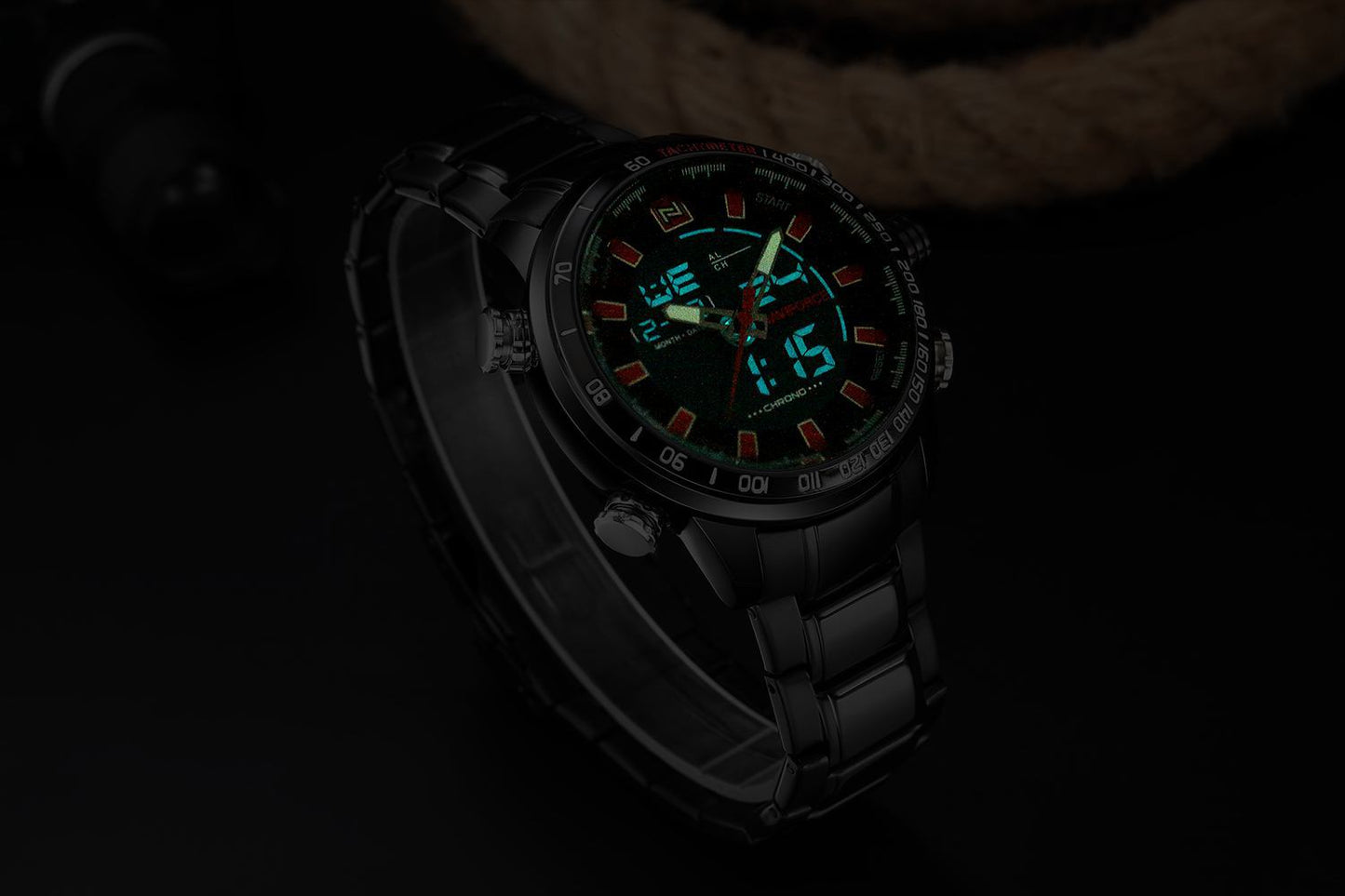 NAVIFORCE 9093 Quartz Men's Watch - Multifunctional Design
