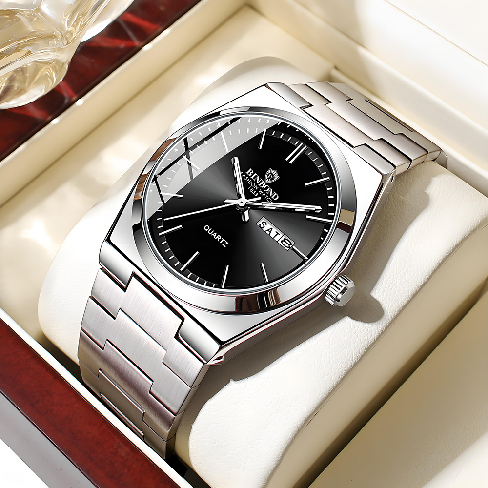 Men's Stainless Steel Quartz Watch