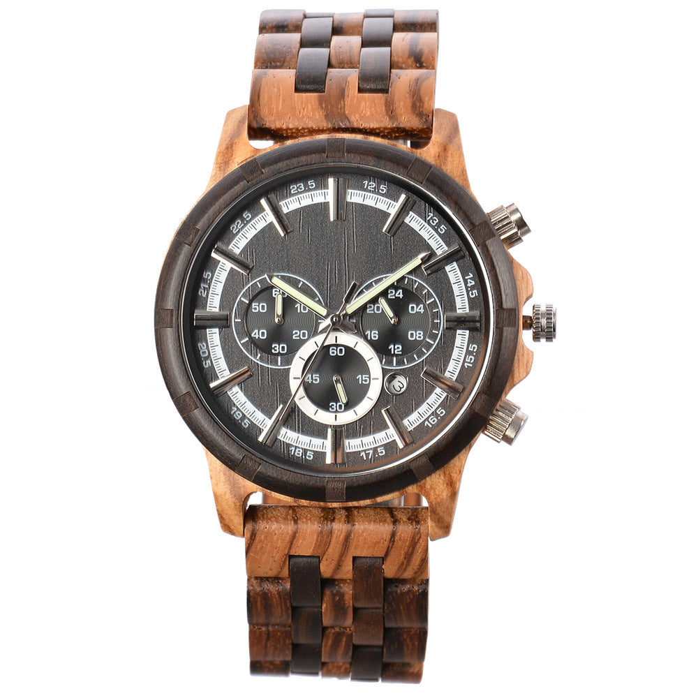 Men's Luminous Multi-Function Quartz Business Watch