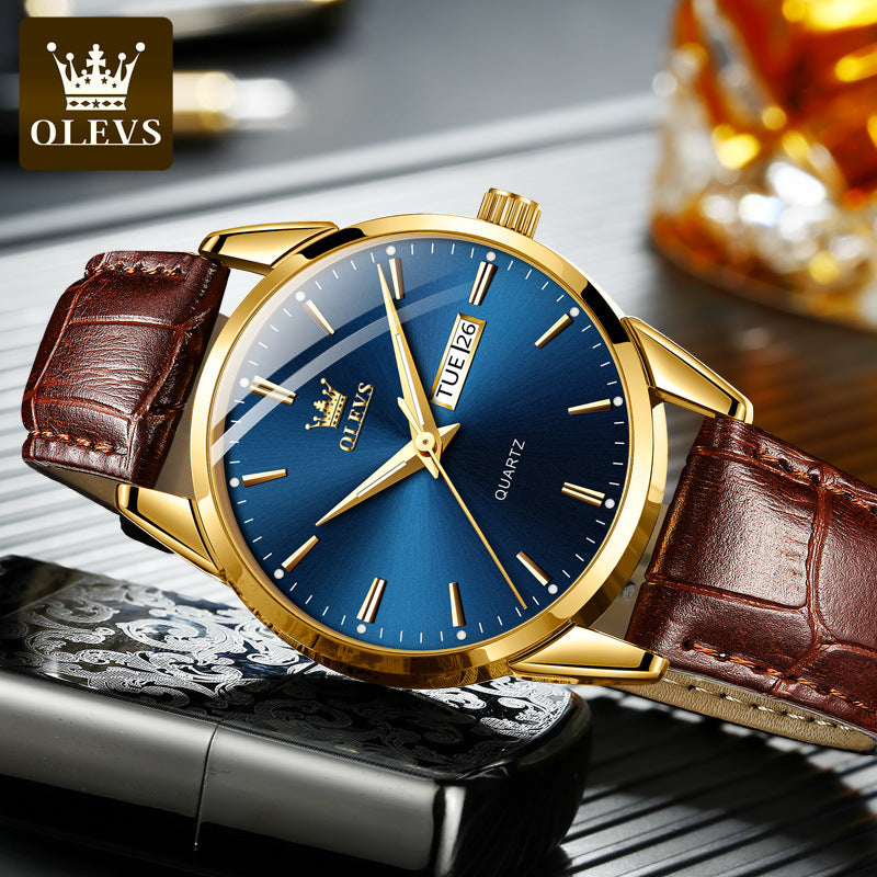 Oli Shi Men's Quartz Watch - Waterproof Business Style