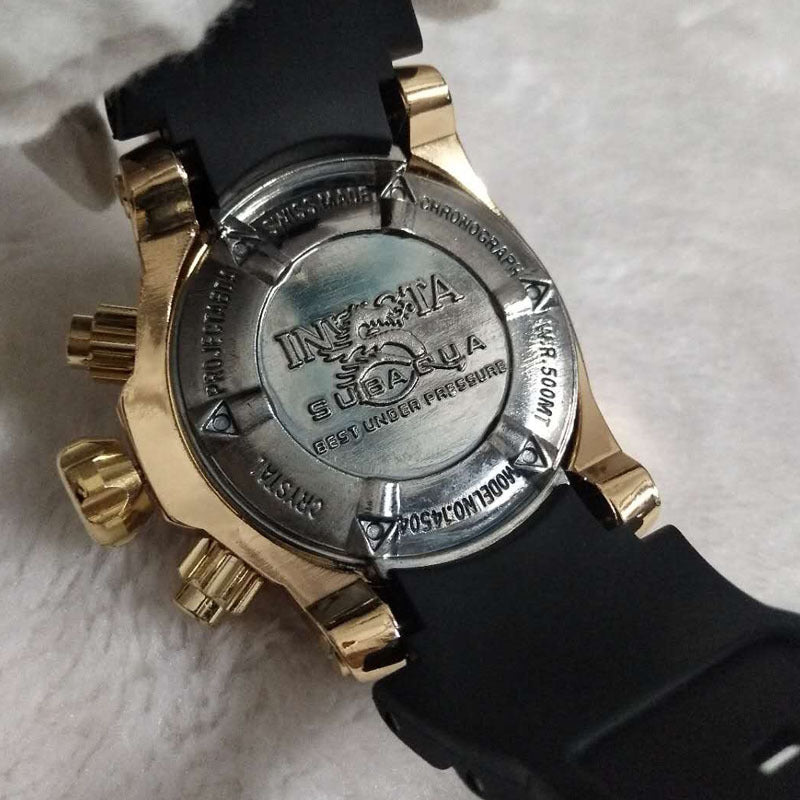 Invicta Men's Quartz Watch with Silicone Strap