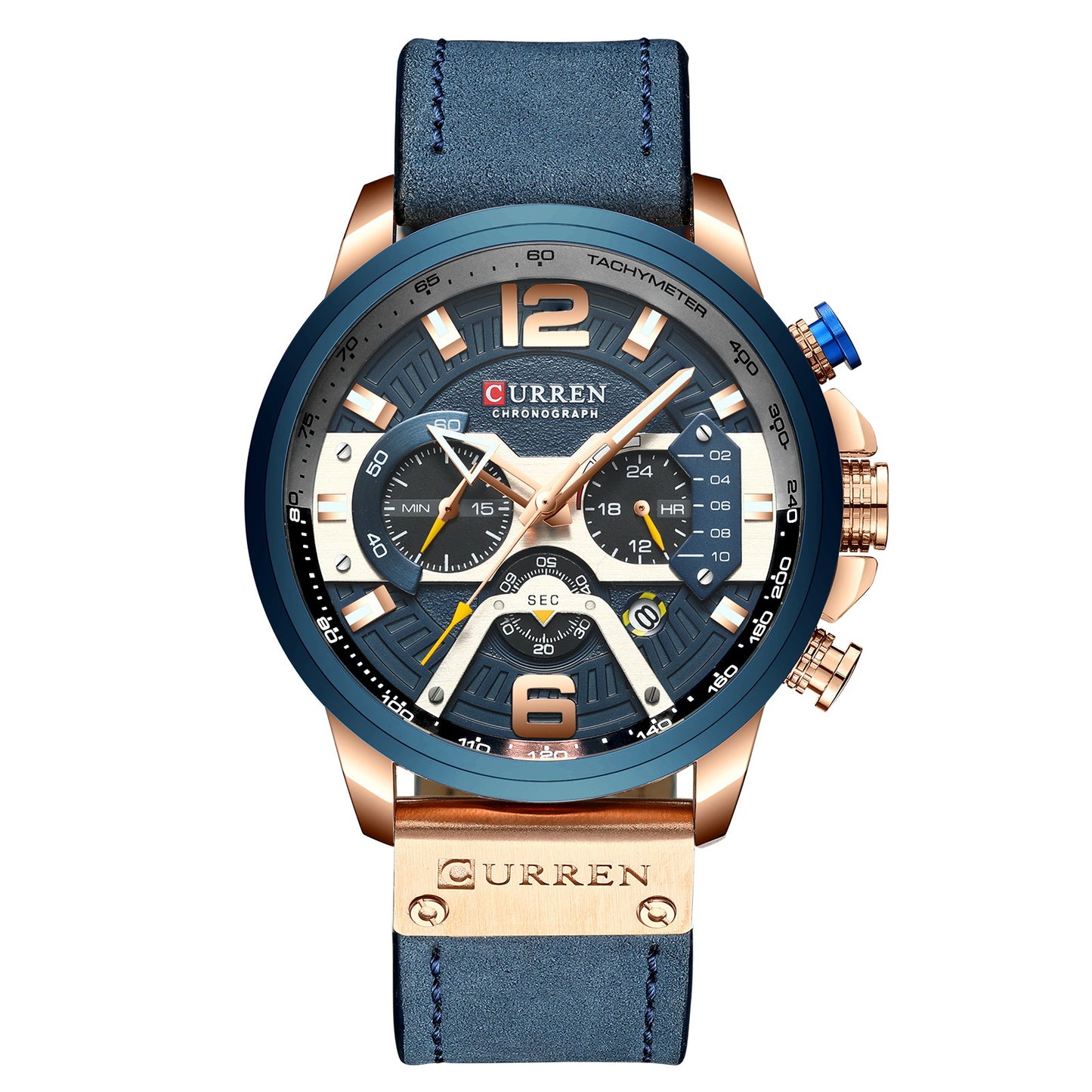 Lige Men's Multifunctional Sports Quartz Watch