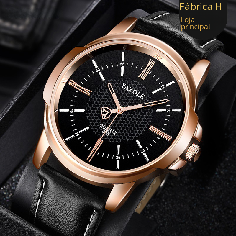 Men's Fashion Waterproof Quartz Watch by Yazhilun 358