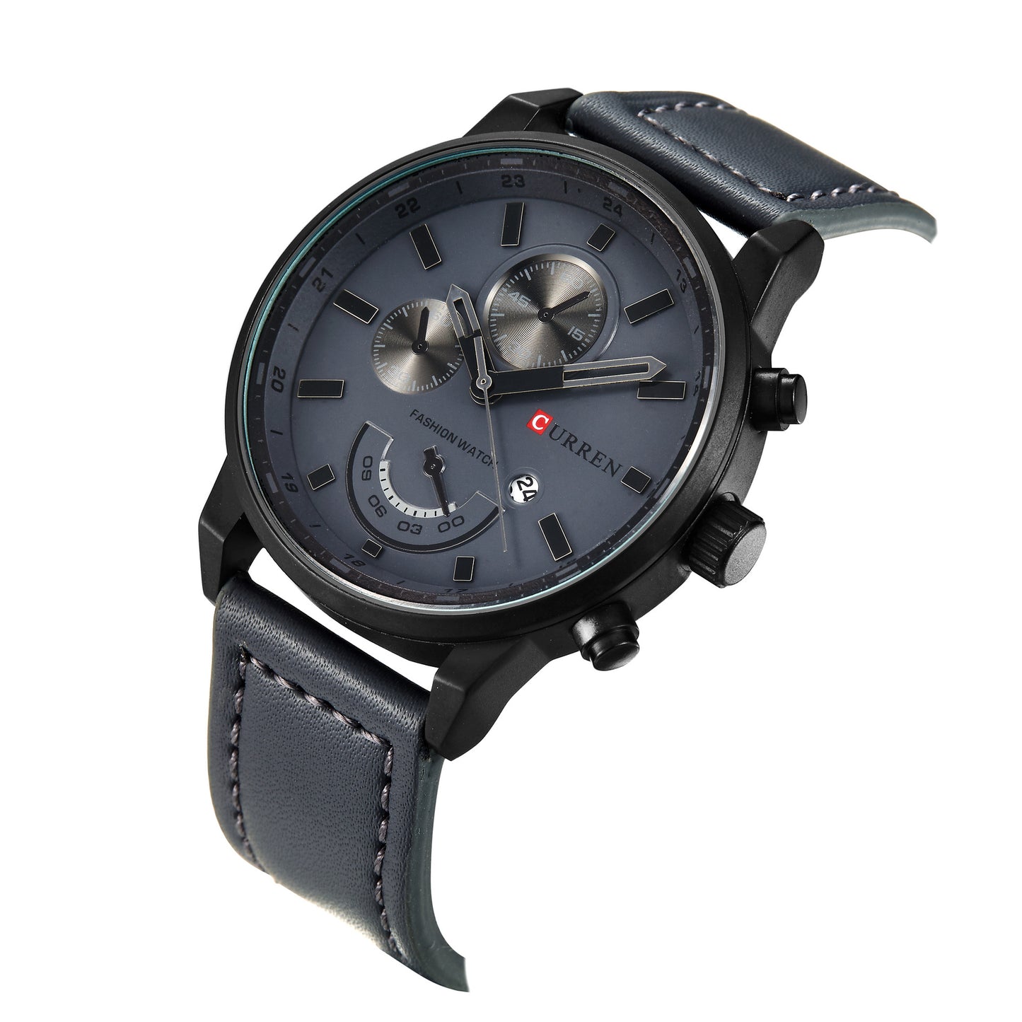 CURREN 8217 Casual Men's Leather Quartz Watch