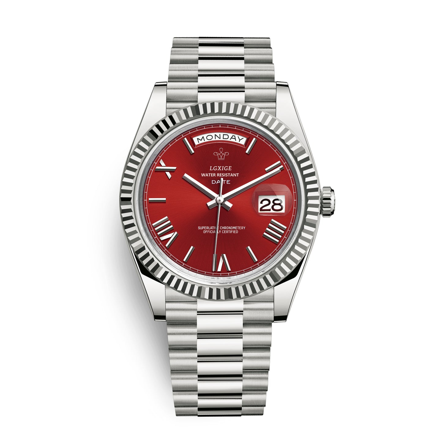 Lgxige Men's Fashion Quartz Sunday Calendar Watch