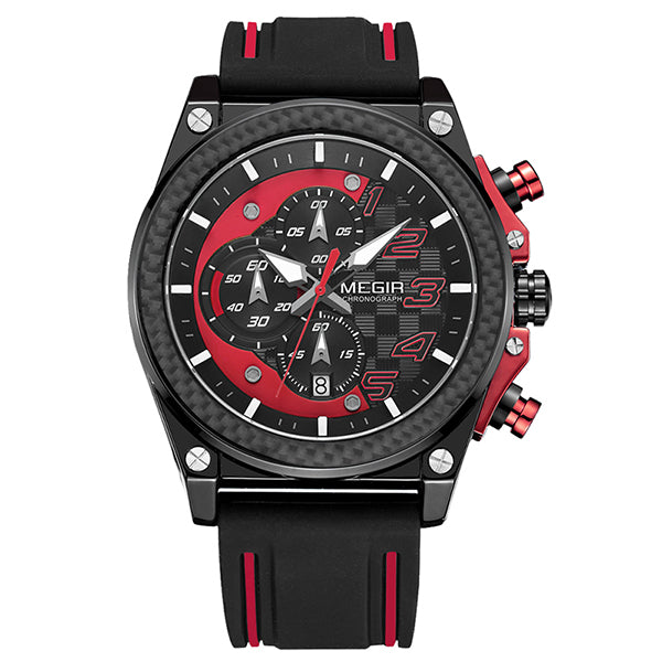 MEGIR Men's Sports Quartz Watch with Calendar Function