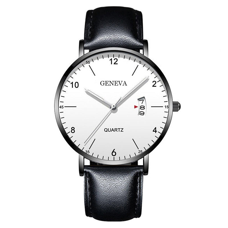 Men's Business Minimalist Quartz Calendar Watch