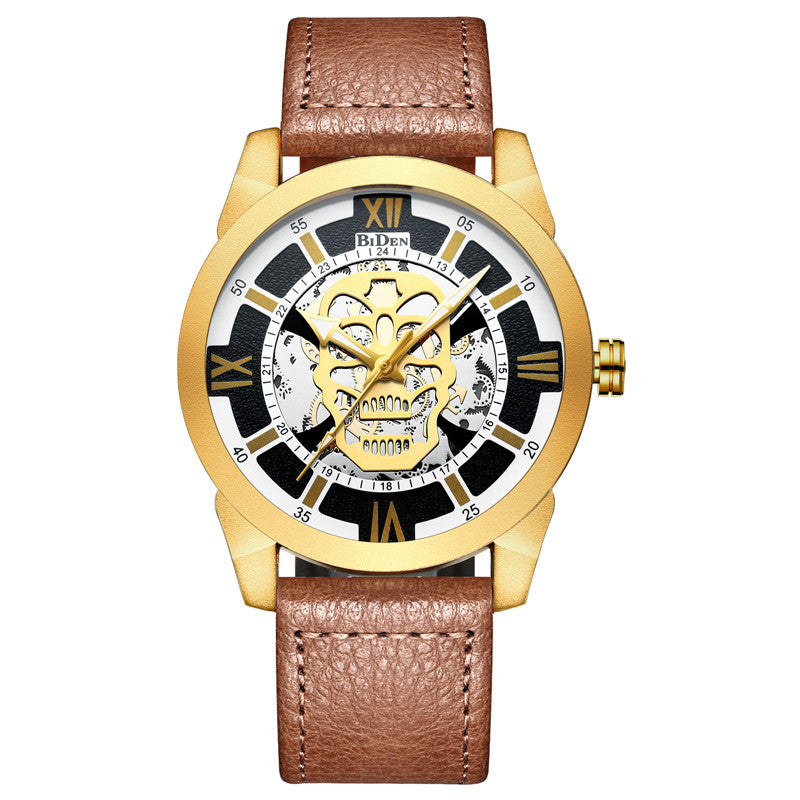 Biden Men's Hollow Casual Quartz Watch