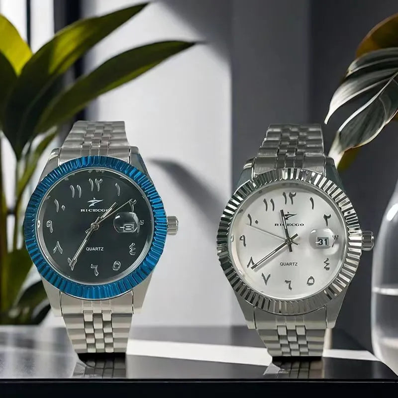 Men's Waterproof Steel Quartz Watch