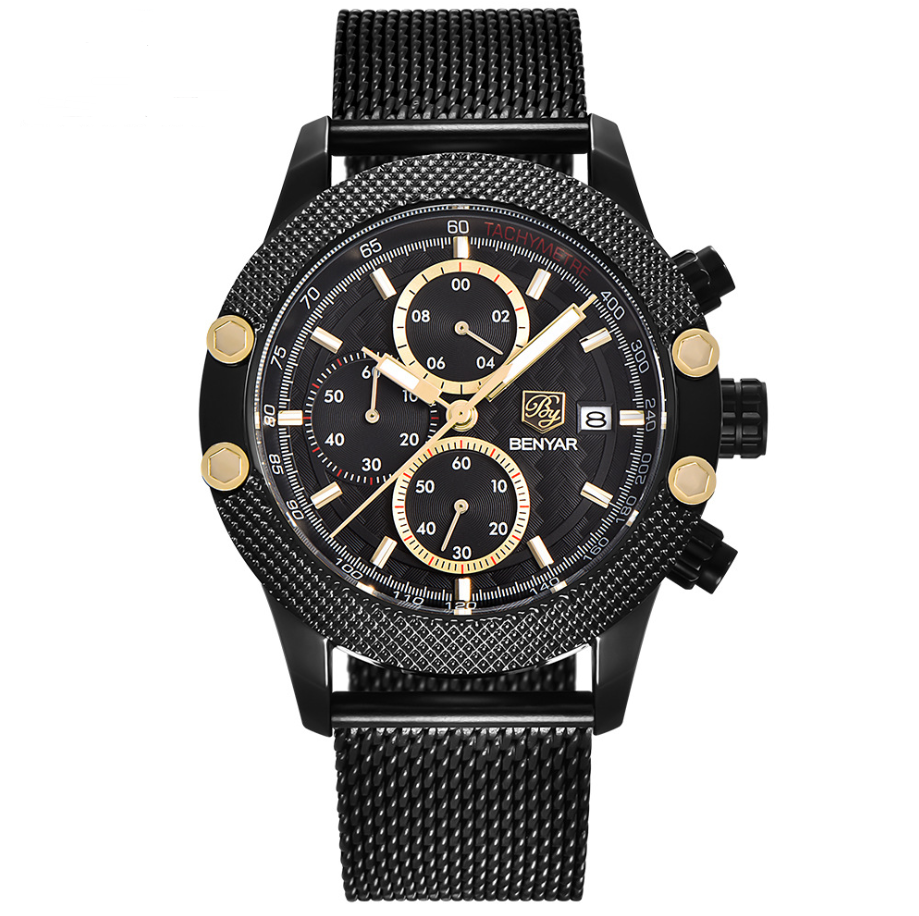 Benyar Men's Quartz Multifunctional Watch BY-5109