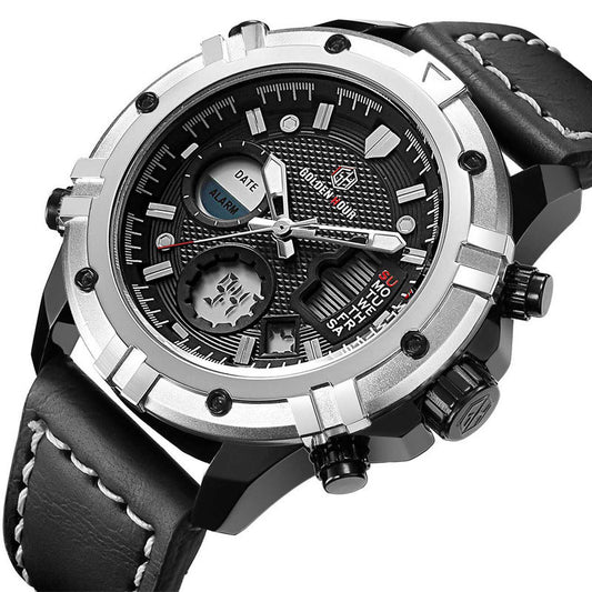 Goldenhour Men's Waterproof Quartz Multifunction Watch