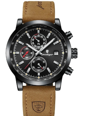 Imperial Men's Waterproof Tachymeter Quartz Watch (One)