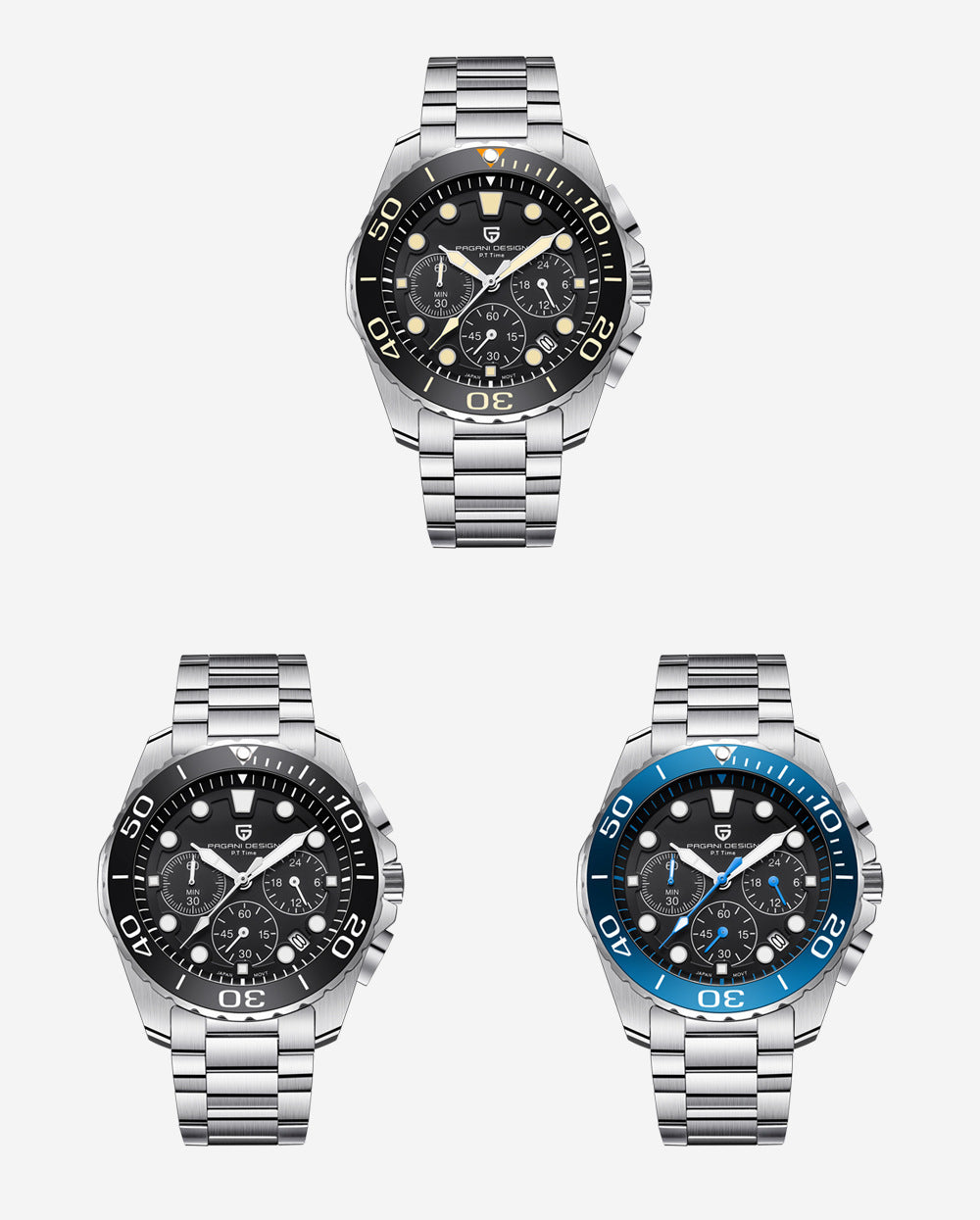 New Men's Quartz Watch, Waterproof Steel Band