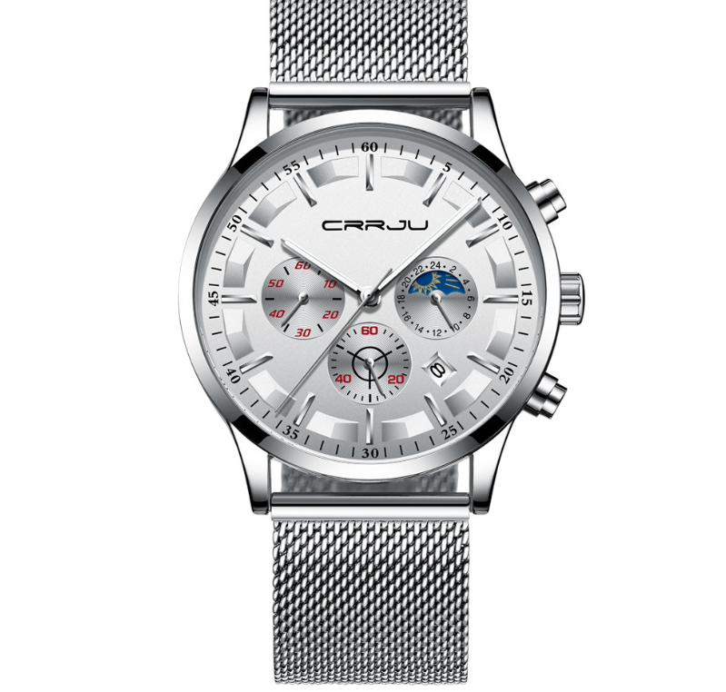 CRRJU 2260 Men's Multifunctional Waterproof Quartz Watch