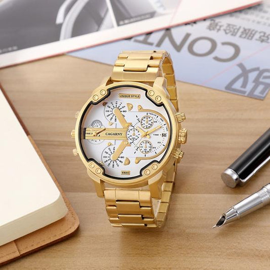 Men's Quartz Steel Band Watch