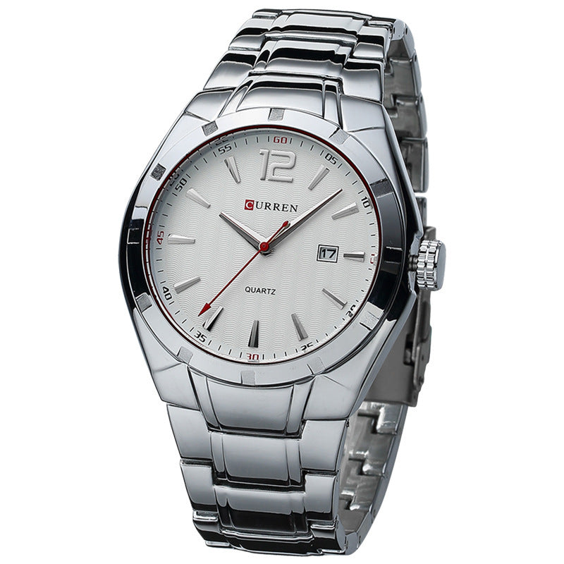 CURREN Waterproof Quartz Men's Watch with Calendar
