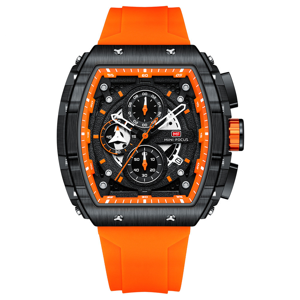 Outdoor Tonneau Sports Men's Quartz Watch