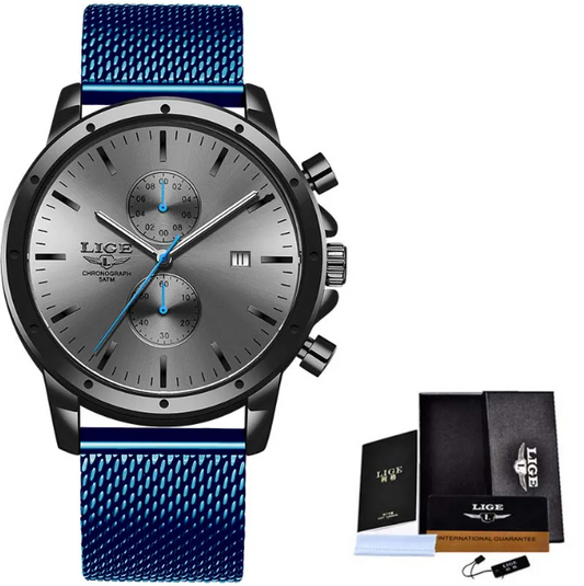 Aqua Edge Men's Quartz Waterproof Watch