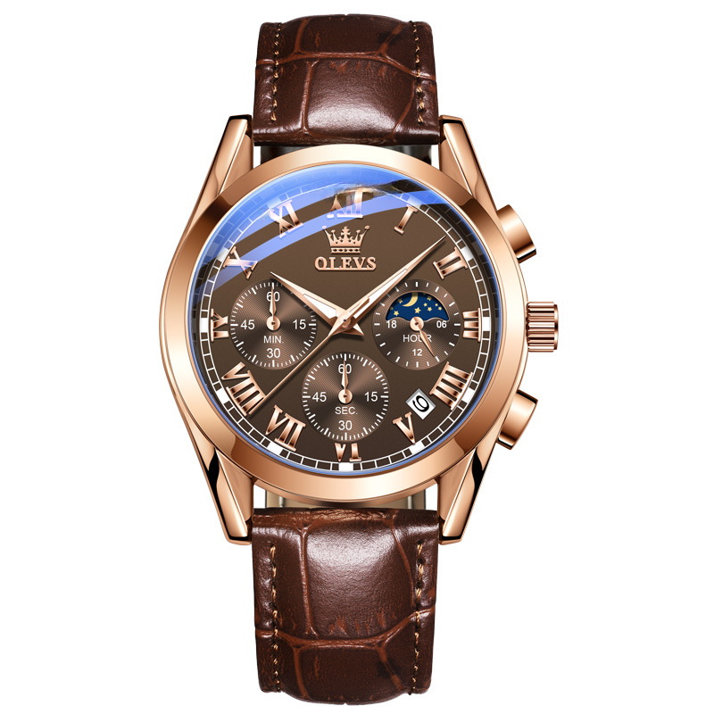 OULISI Brand Men's Quartz Chronograph Watch (Waterproof)