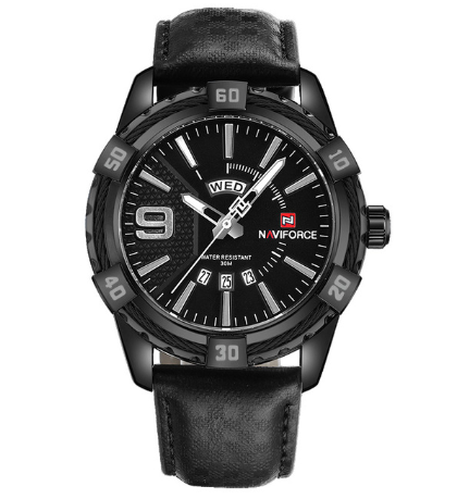Men's Quartz Watch - Stylish Weekly Design