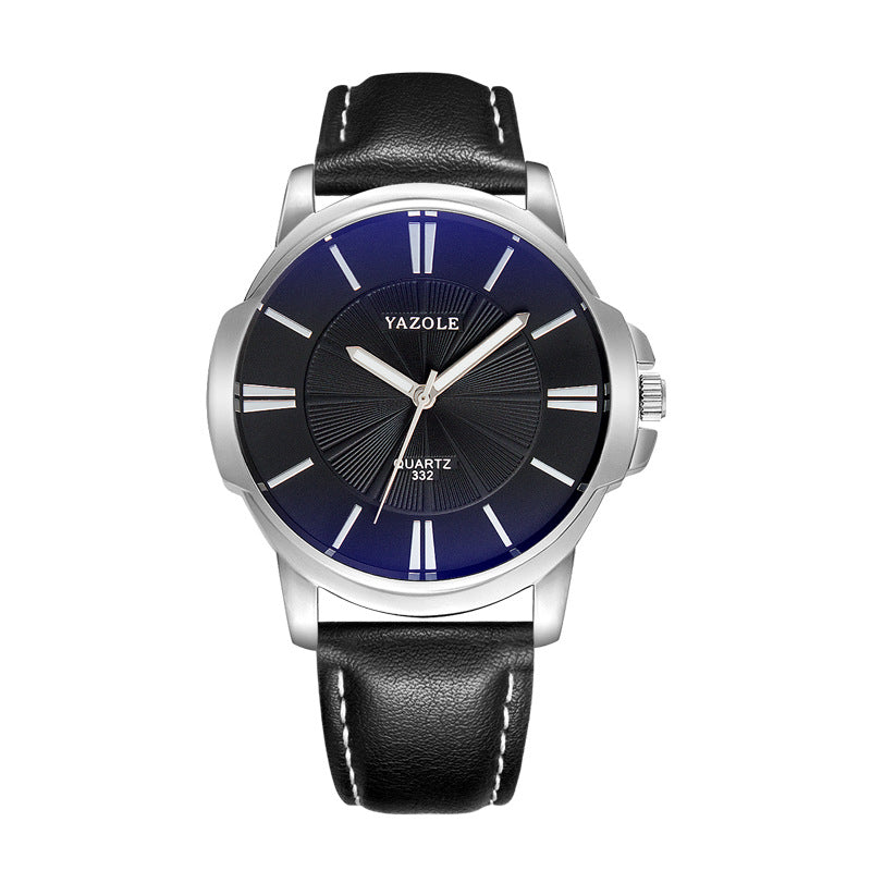 Men's Waterproof Quartz Watch with Luminous Feature