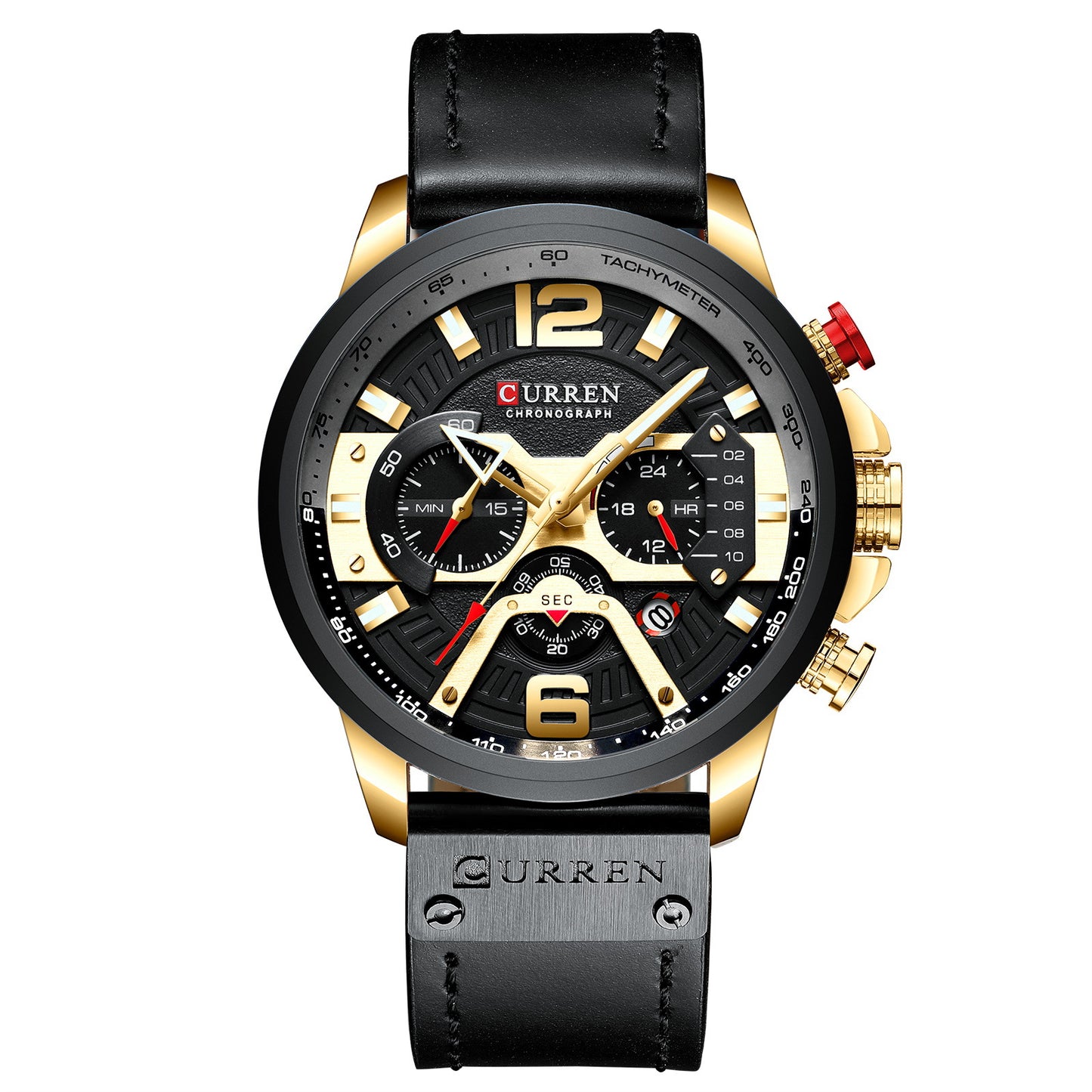 Lige Men's Multifunctional Sports Quartz Watch