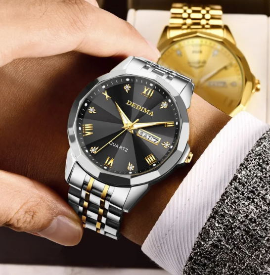Men's Waterproof Super Luminous Luxury Quartz Watch