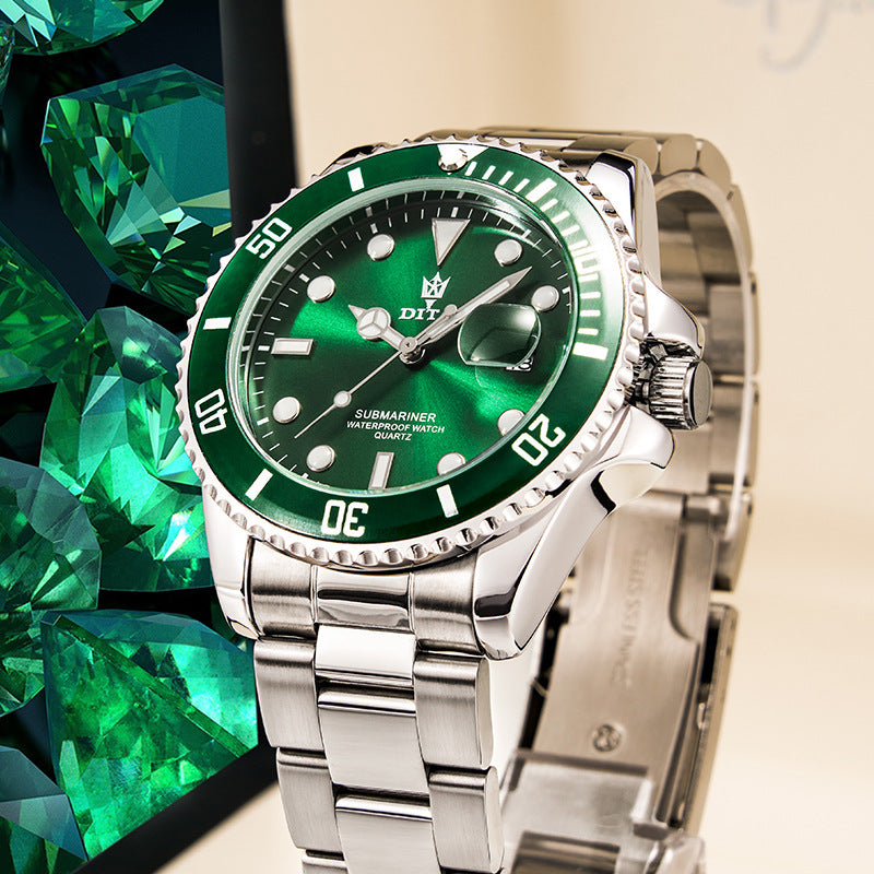Classic Swiss Men's Quartz Watch - Stylish and Waterproof
