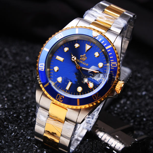 Stylish Men's Quartz Watch with Date Function (Green)