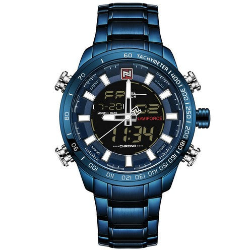 NAVIFORCE 9093 Quartz Men's Watch - Multifunctional Design