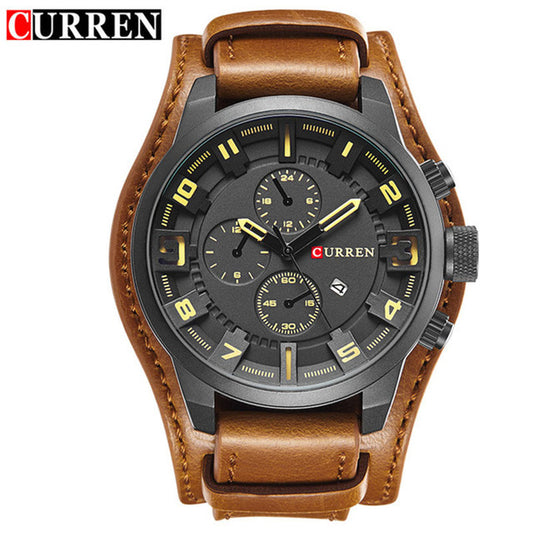 CURREN Men's Luxury Quartz Military Sports Watch 8225