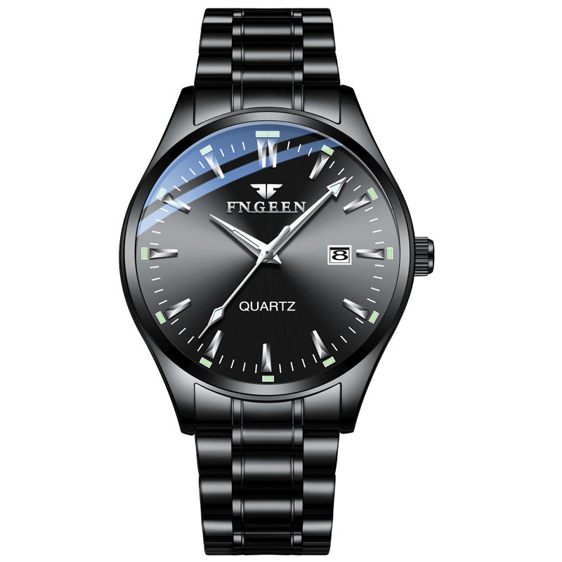 Men's Quartz Business Watch - Waterproof Slim Design