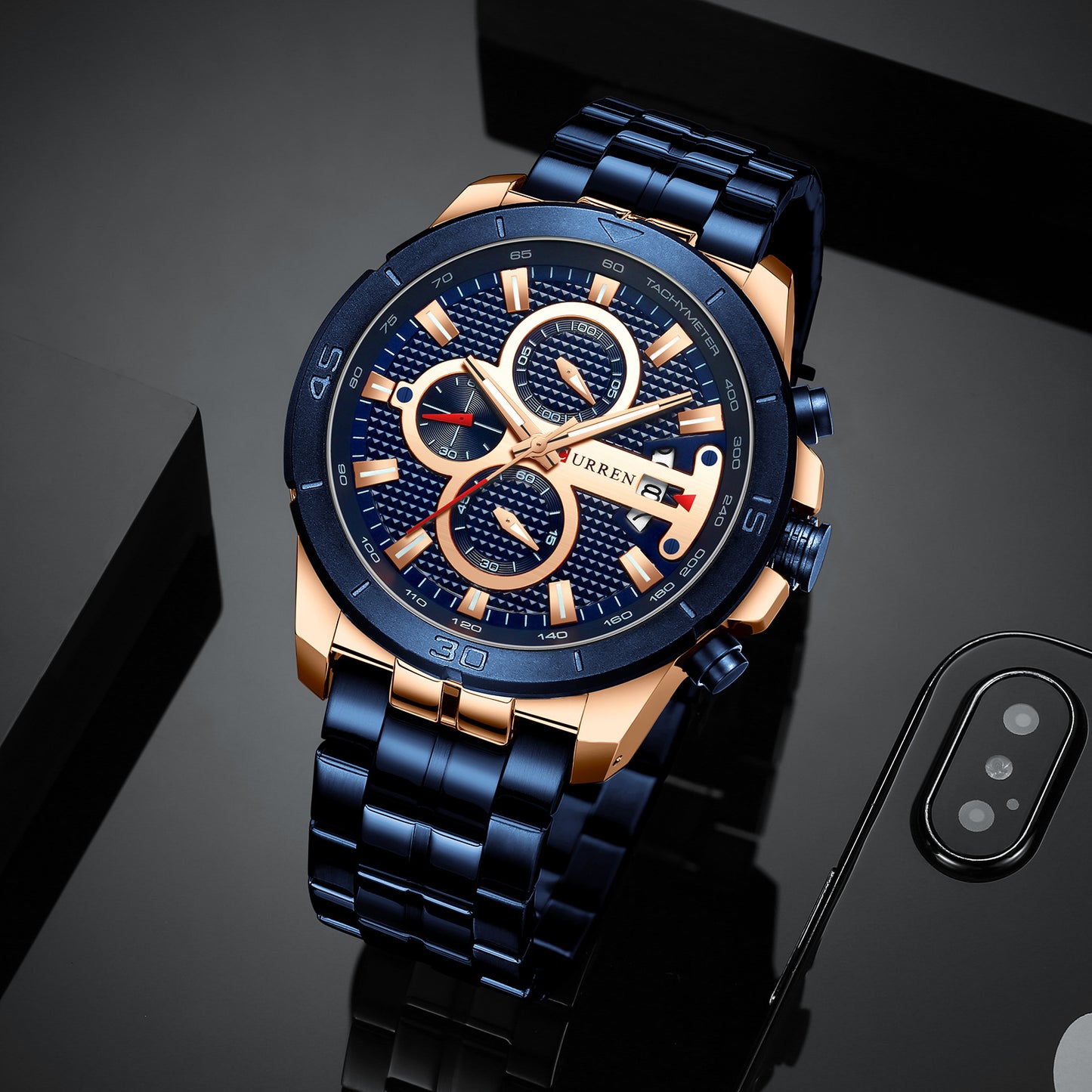 New Men's Six-Hand Multifunctional Quartz Watch