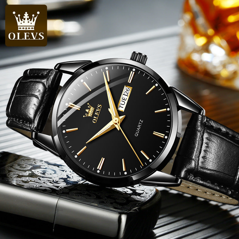 Oli Shi Men's Quartz Watch - Waterproof Business Style