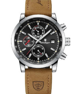 Imperial Men's Waterproof Tachymeter Quartz Watch (One)