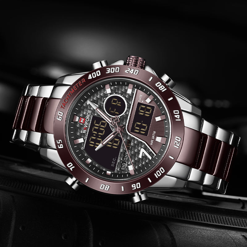 NAVIFORCE NF9171 Dual Display Men's Quartz Watch