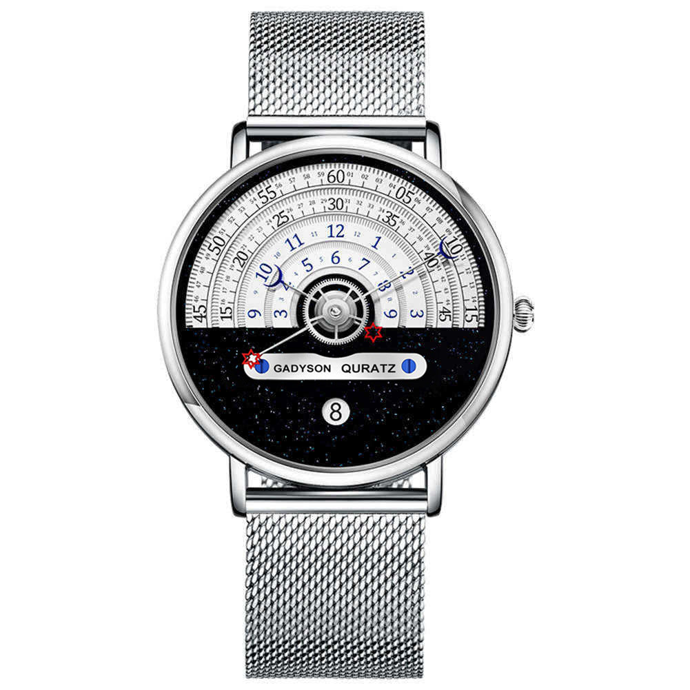 Xingyue Black and White Men's Quartz Calendar Watch