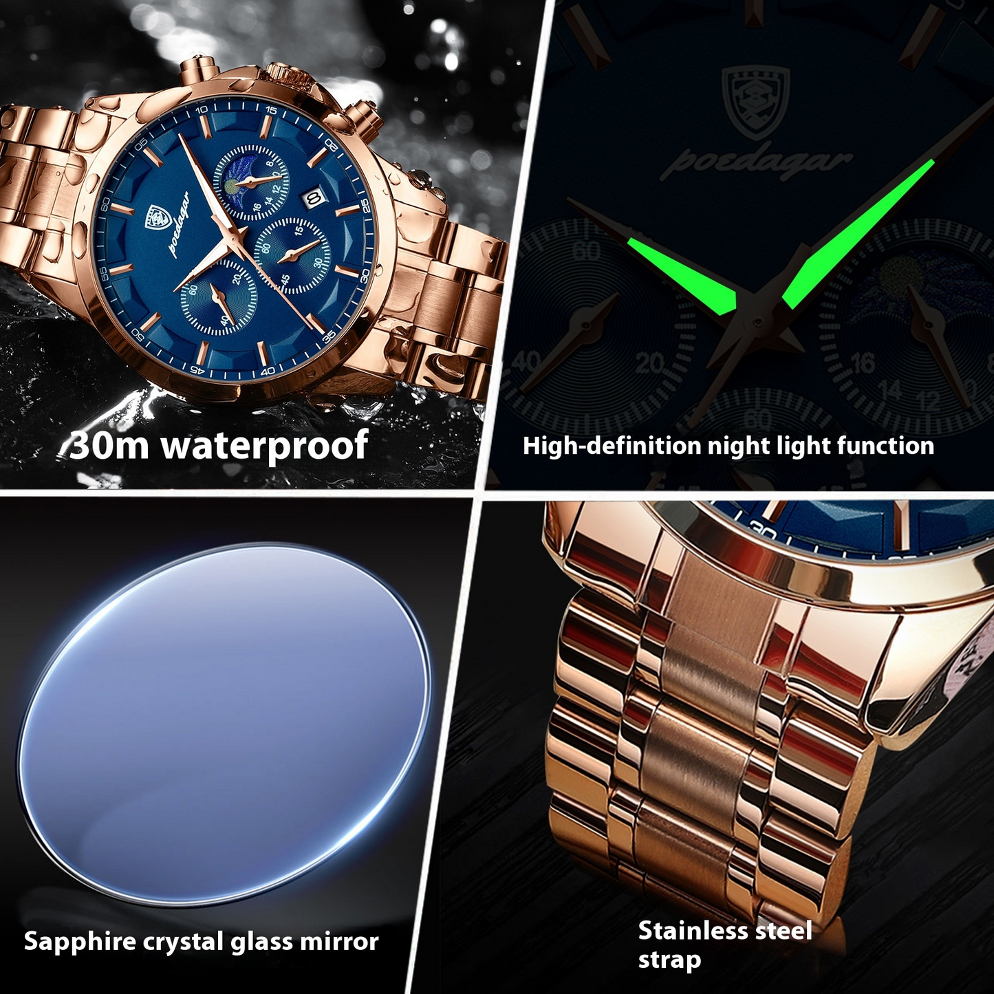 Men's Quartz Sports Watch