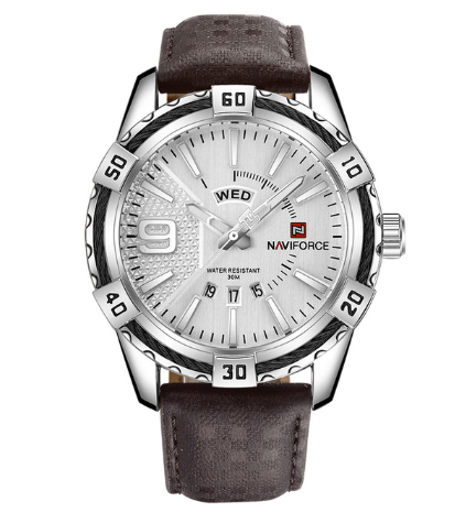 Men's Quartz Watch - Stylish Weekly Design