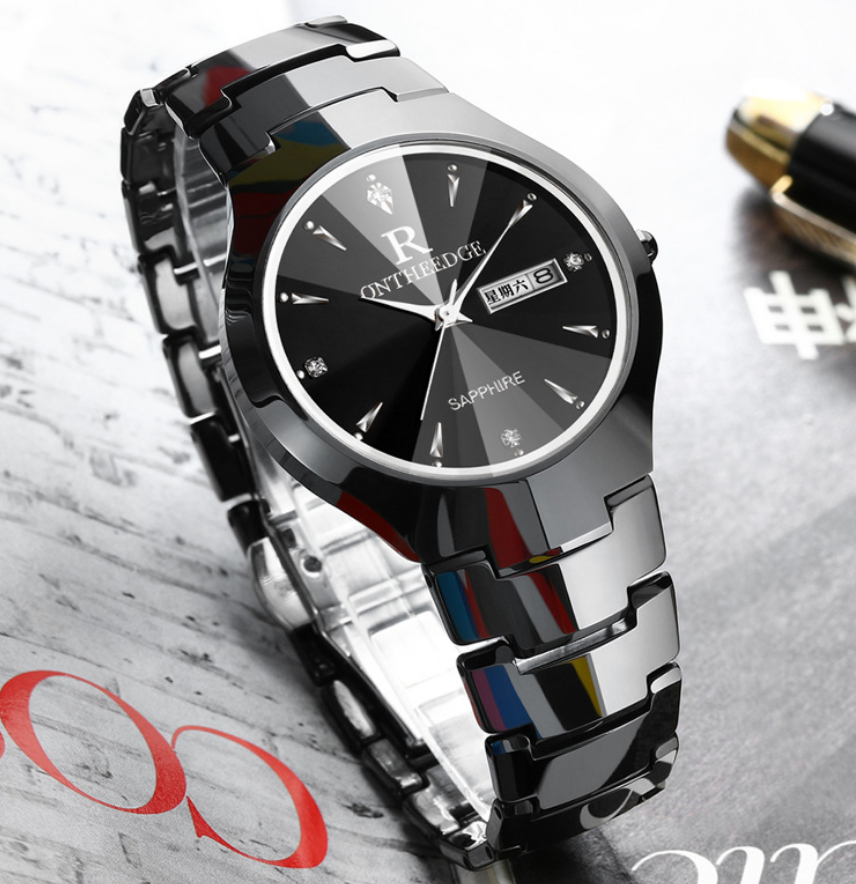 Men's Tungsten Steel Quartz Watch