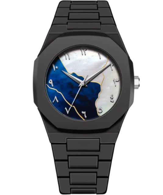 Men's Retro Arabic Digital Quartz Watch