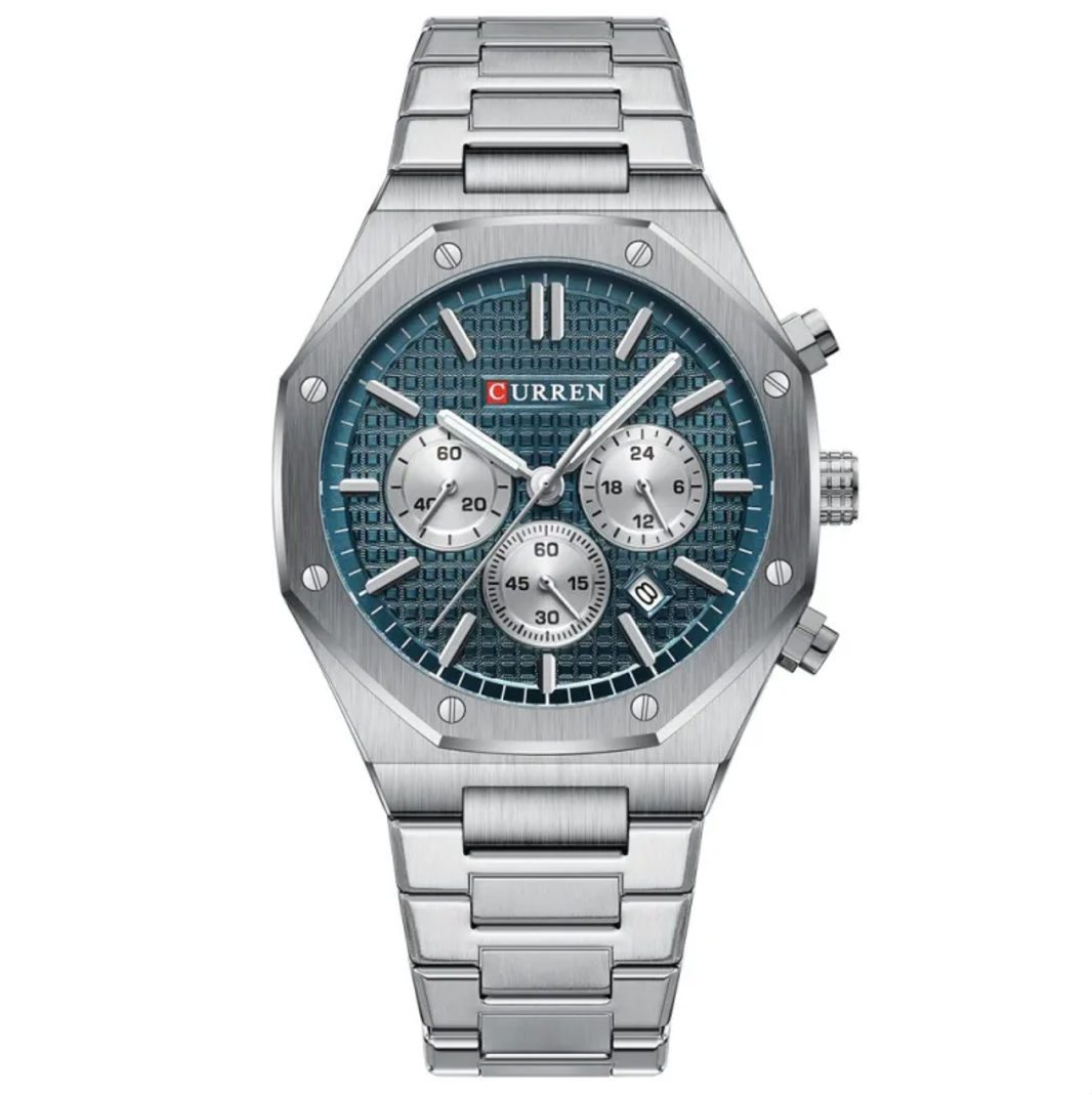 Men's Octagonal Quartz Watch