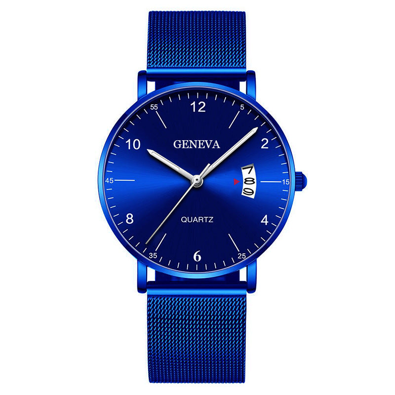 Men's Business Minimalist Quartz Calendar Watch