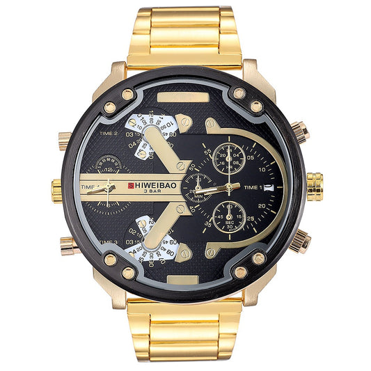 Amazon DZ Gold Dual Movement Men's Quartz Watch