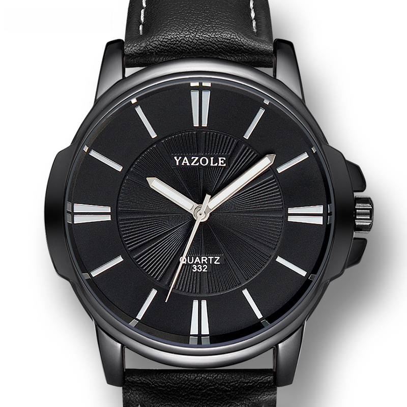 Men's Waterproof Quartz Watch with Luminous Feature