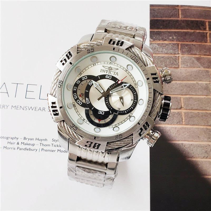 2019 Invicta Men's Quartz Watch with Steel Band