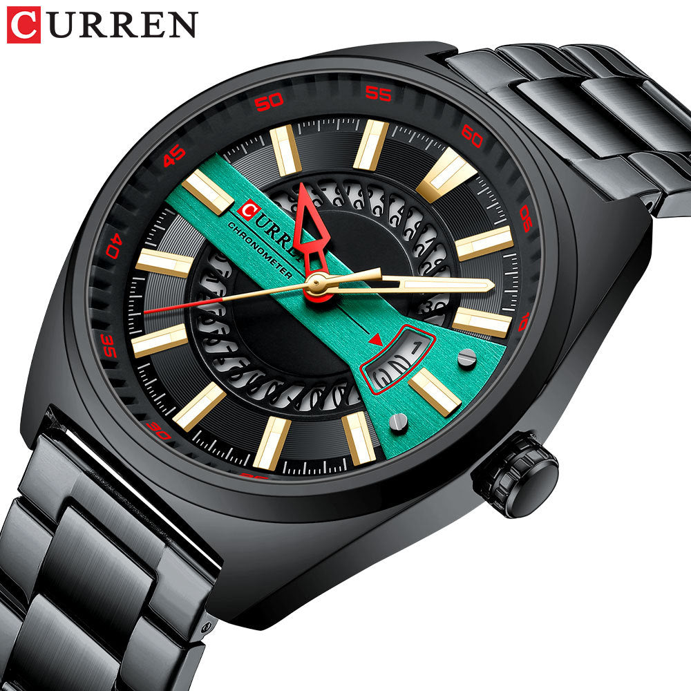 Curren 8403 Men's Quartz Watch with Steel Band