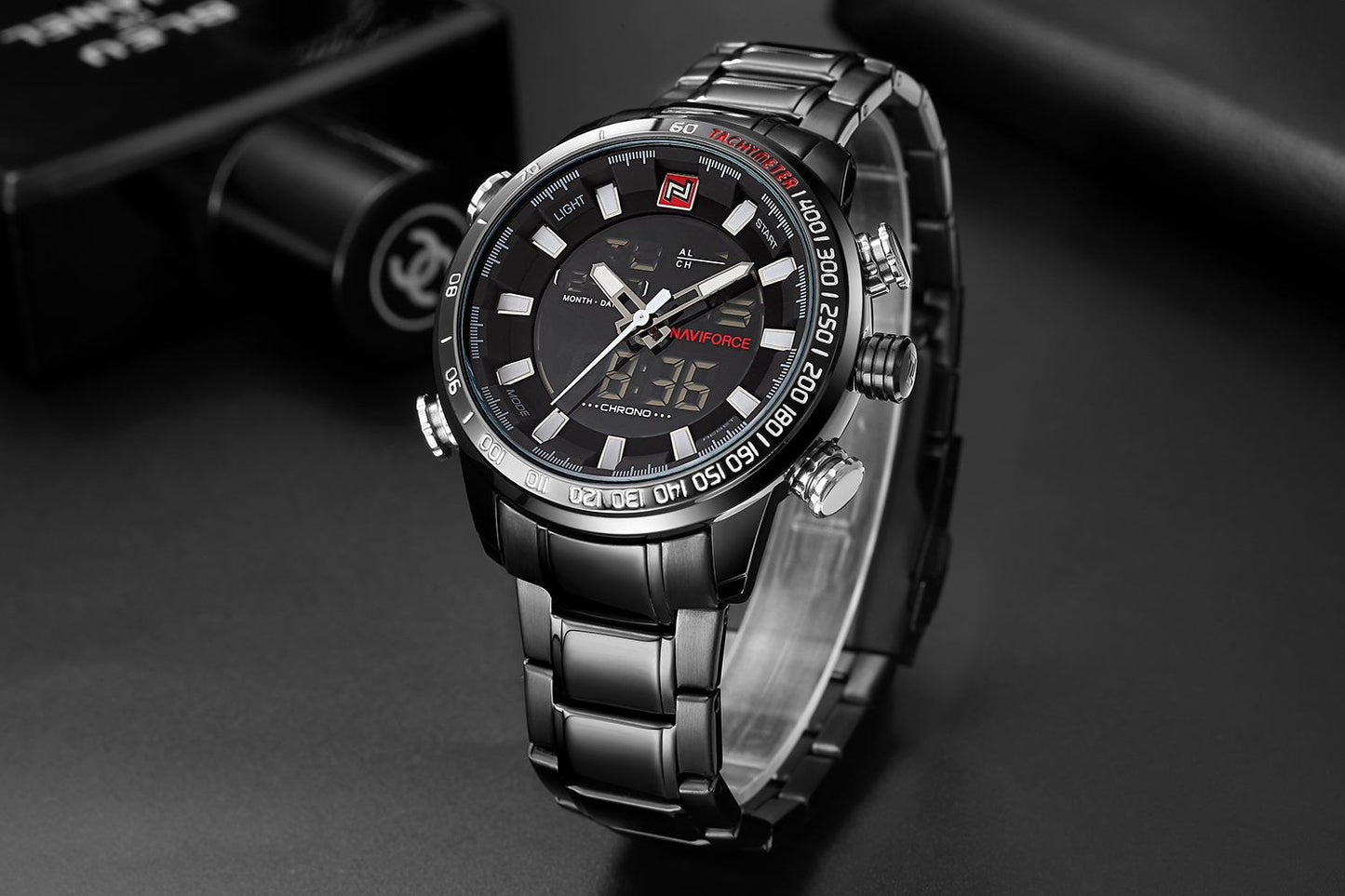 NAVIFORCE 9093 Quartz Men's Watch - Multifunctional Design