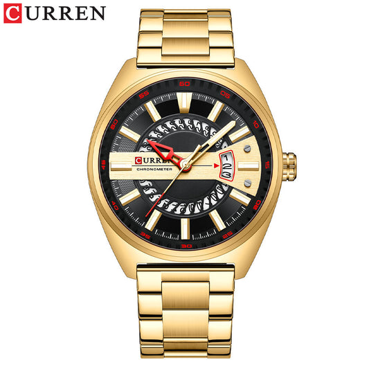 Curren 8403 Men's Quartz Watch with Steel Band