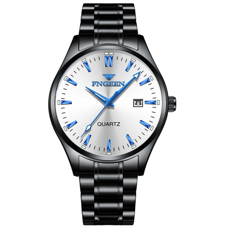 Men's Quartz Business Watch - Waterproof Slim Design